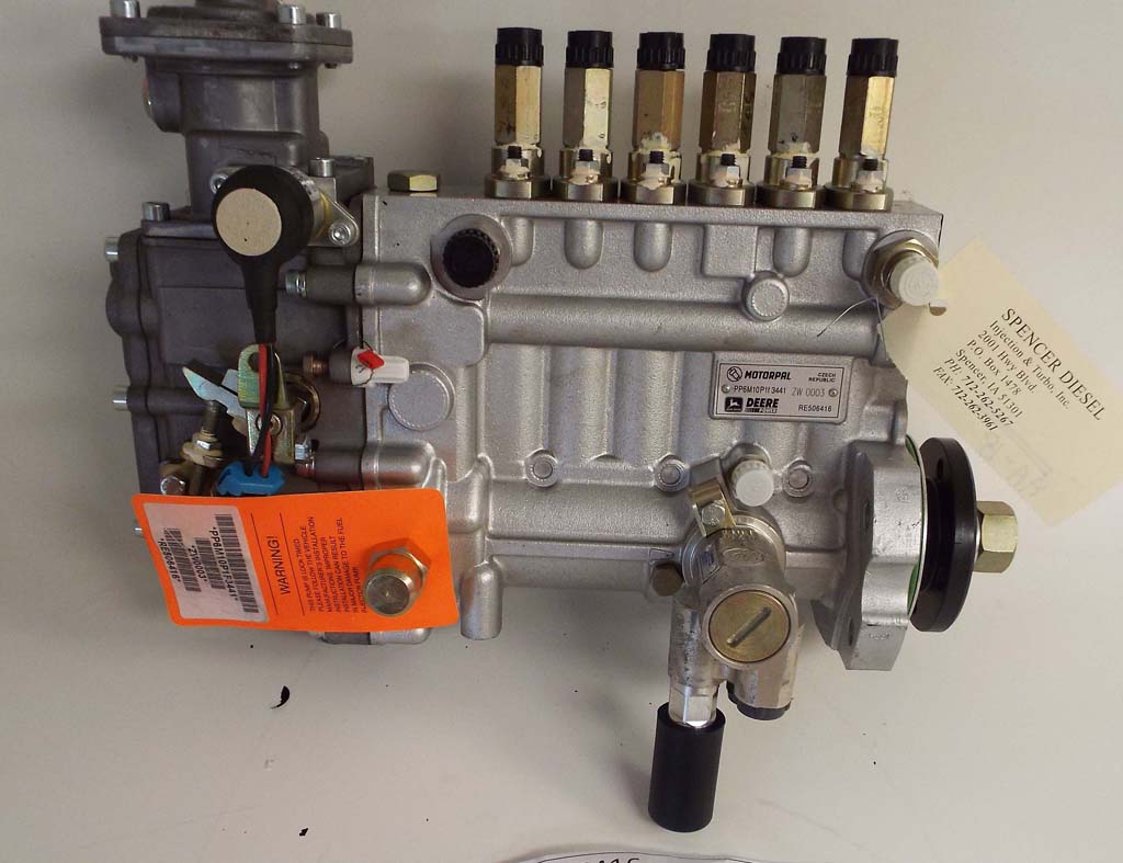 John Deere Industrial PU 6081T Injection Pump | Spencer Diesel
